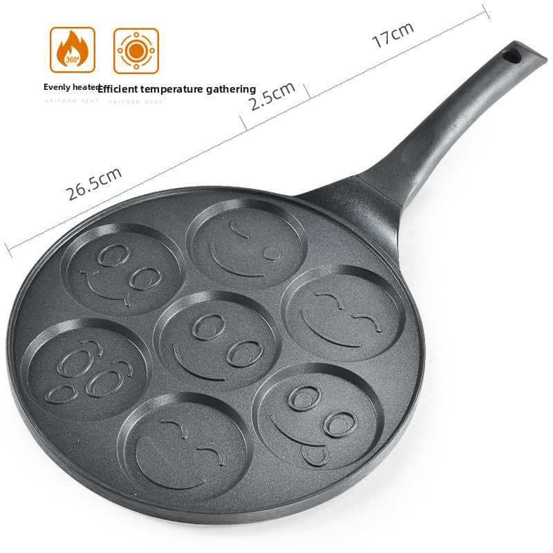 Four-hole breakfast egg burger pot
