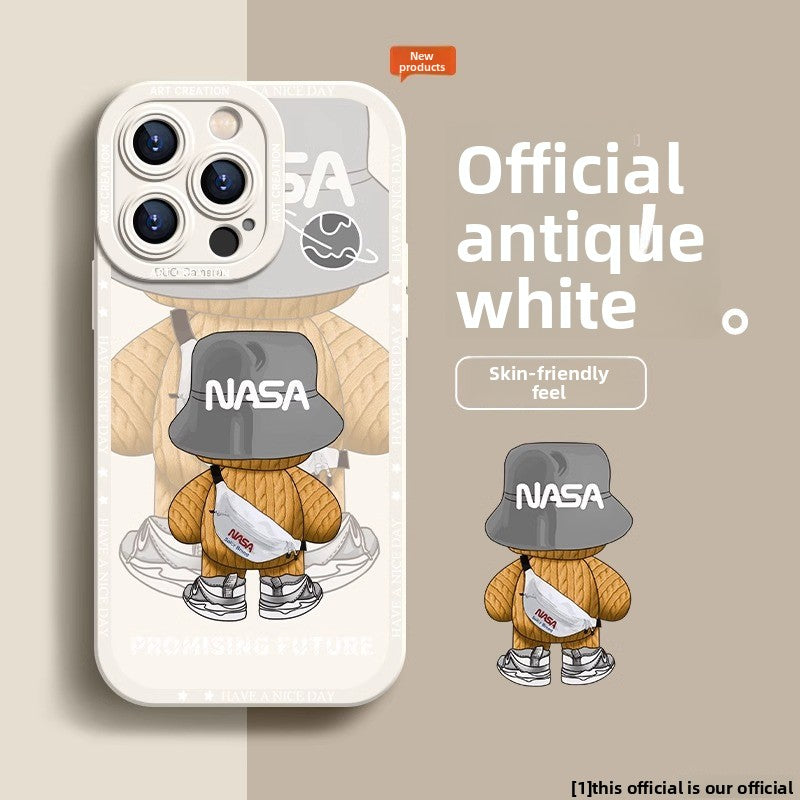 Painted Backpack Bear Mobile phone case
