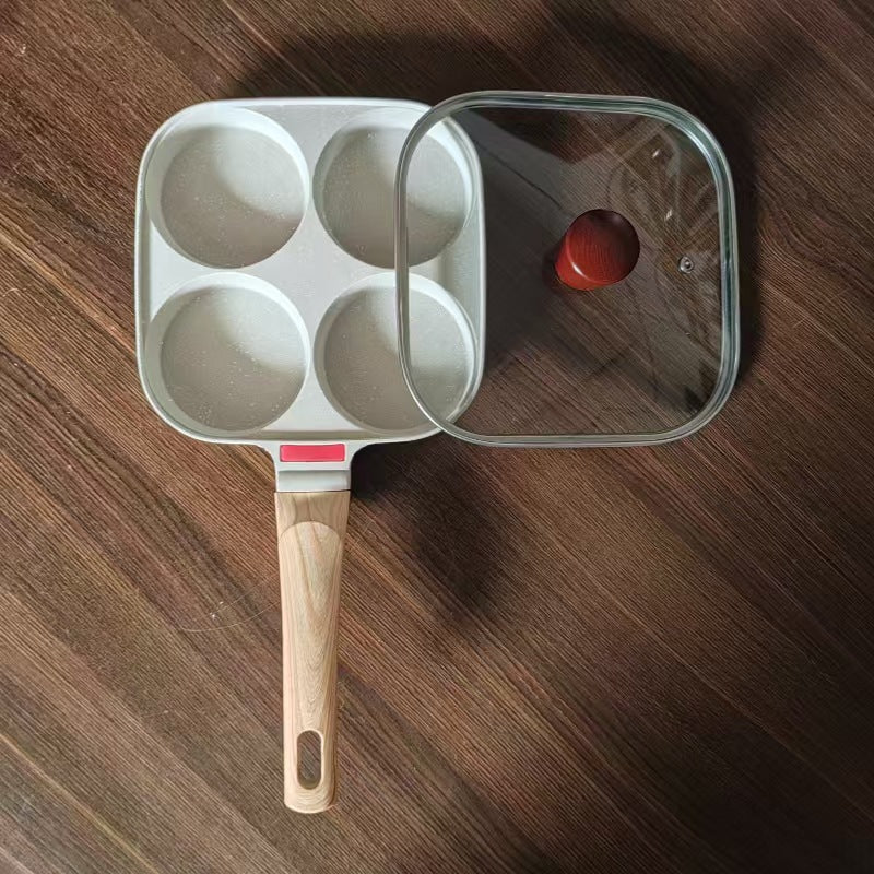 Four-hole breakfast egg burger pot