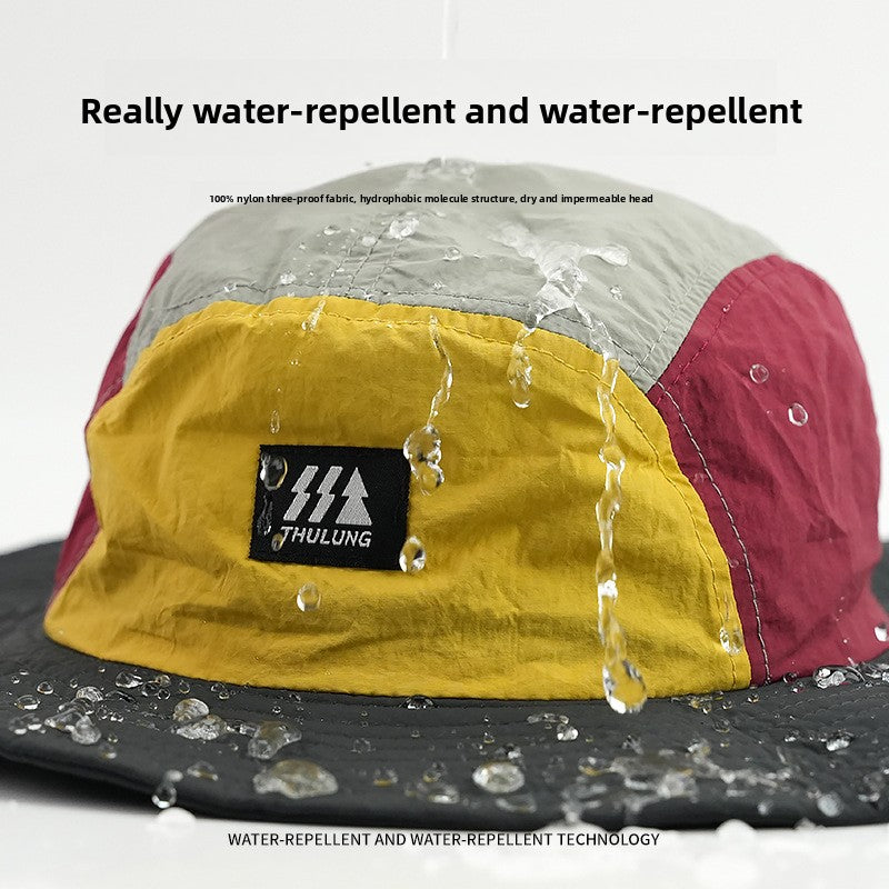 A shawl, neck protector fisherman's hat, mountain-style outdoor
