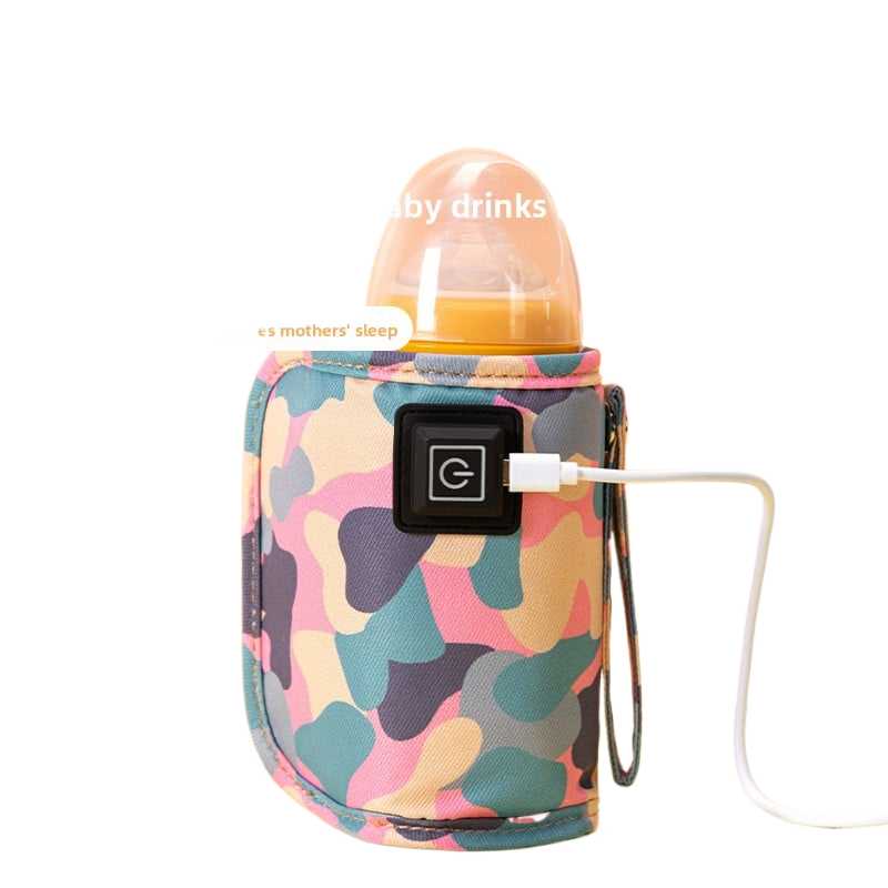 Baby Bottle Thermos Set Children's Universal Outdoor Portable Warm Milk Set Car Constant Temperature Heating Warm Artifact Home Cross-border