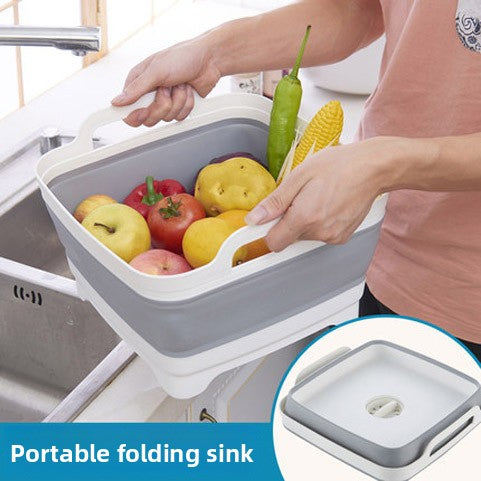 Portable fruit and vegetable washing storage frame