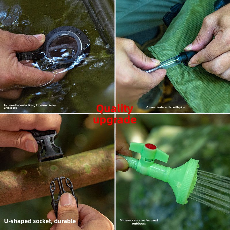New outdoor 20L solar shower bag