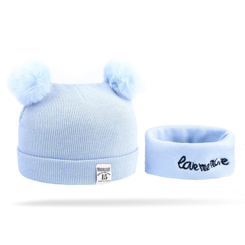 Autumn and winter baby hat