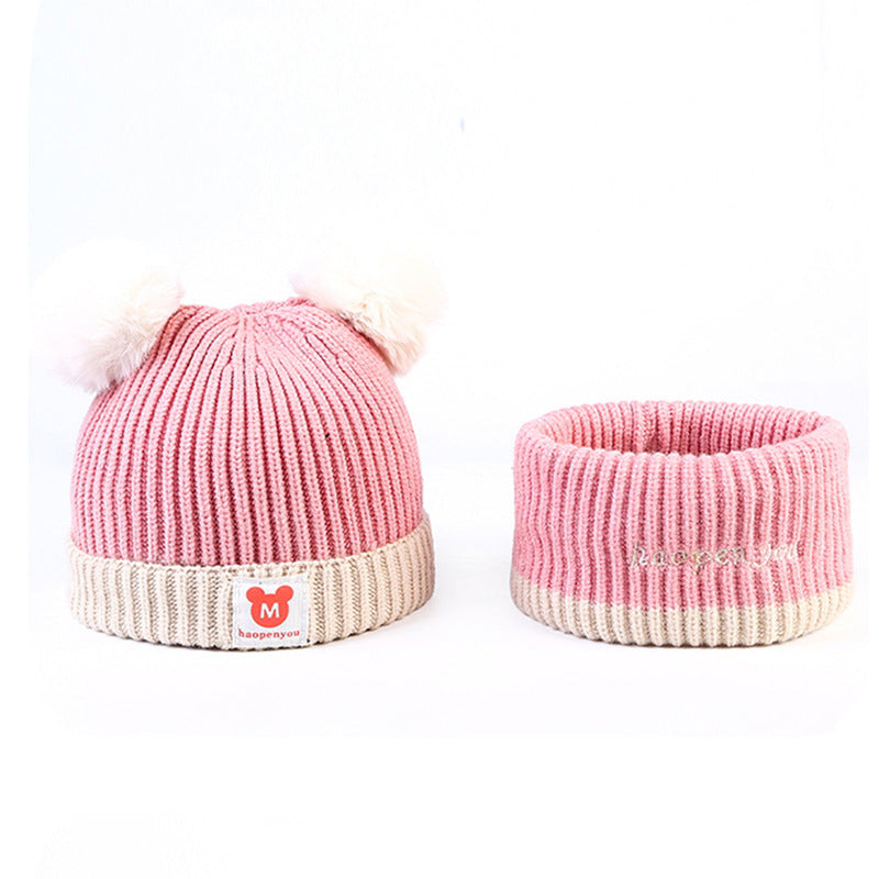 Autumn and winter baby hat
