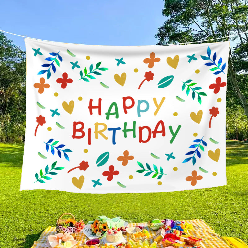Outdoor decorative banners and cloths
