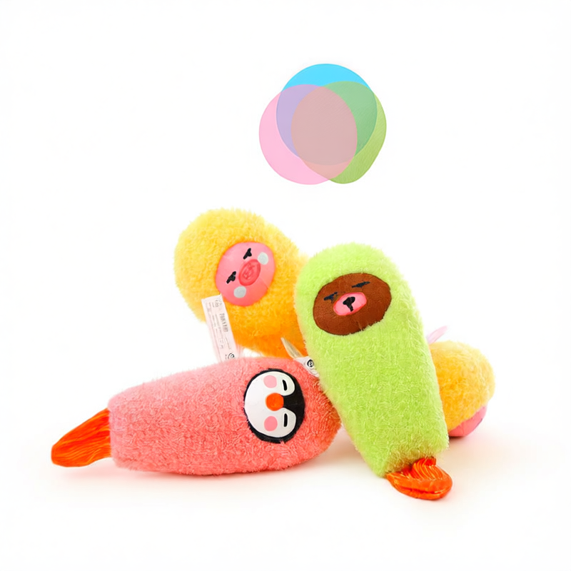 Dog pet toys, shrimp sausages, cheese pizza ice cream cones, training dog toys