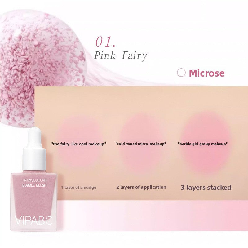 Natural long-lasting hydrating liquid blush