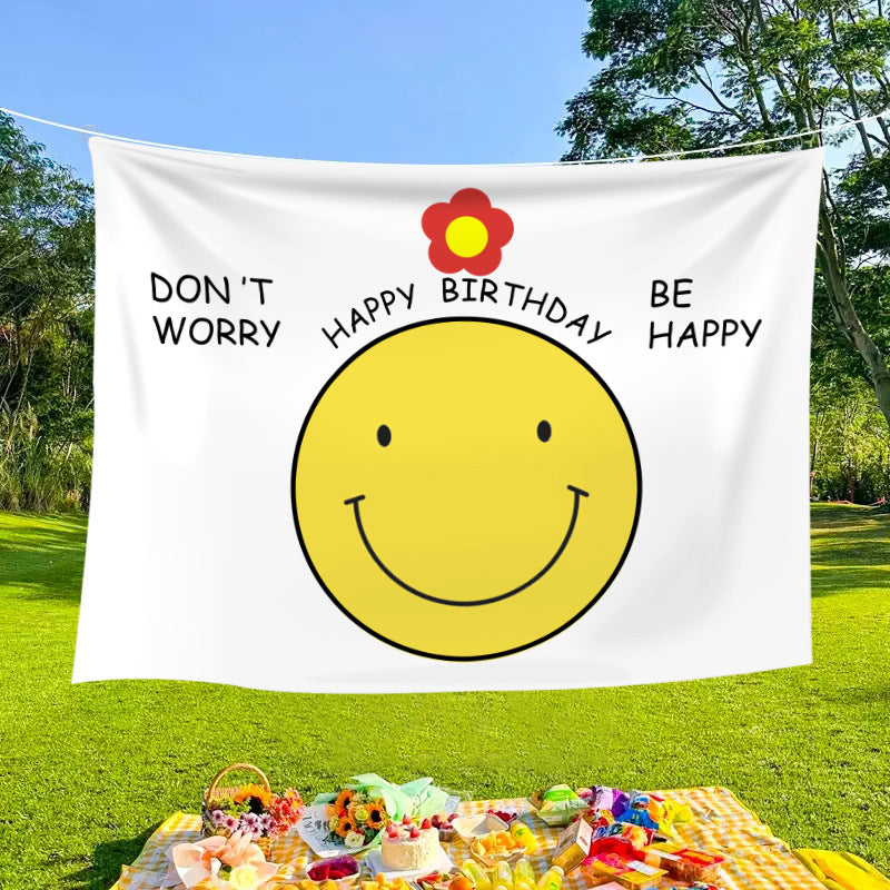 Outdoor decorative banners and cloths