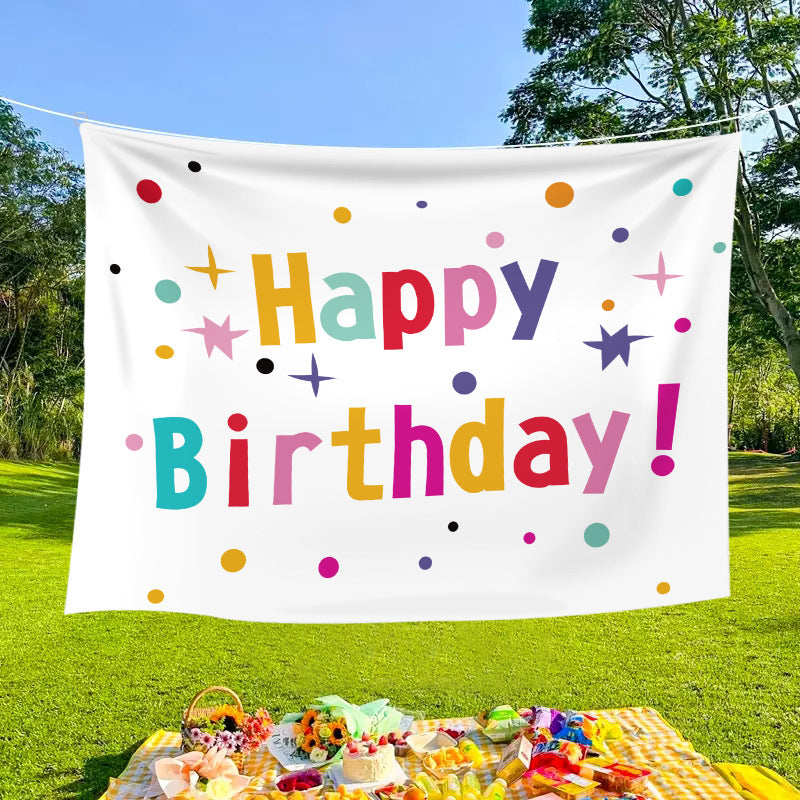 Outdoor decorative banners and cloths
