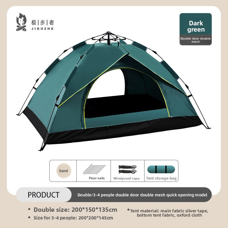 Outdoor Tent Full-automatic Sunscreen Windproof Quick Opening