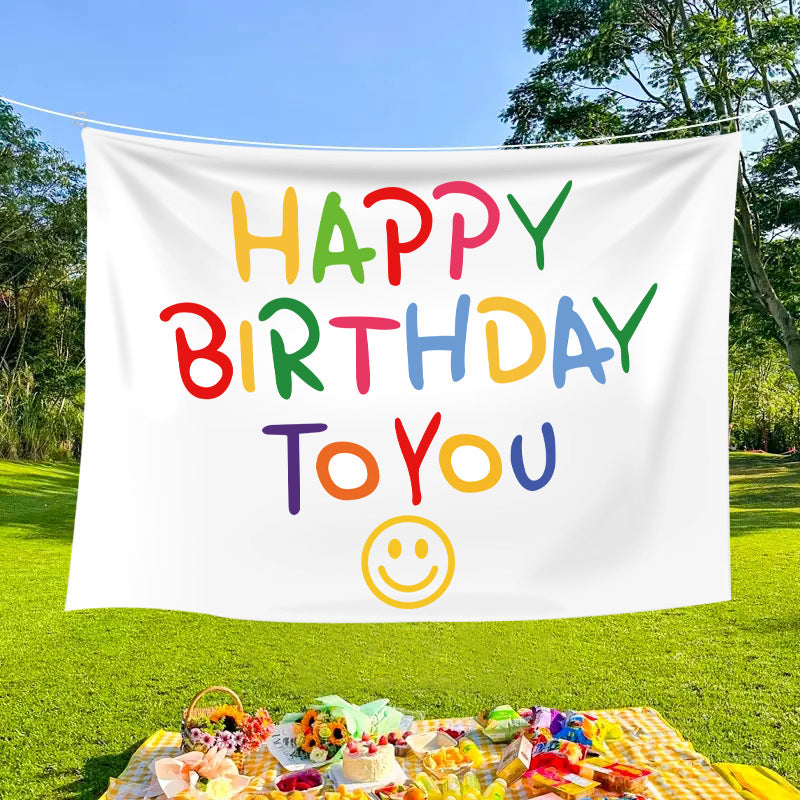 Outdoor decorative banners and cloths