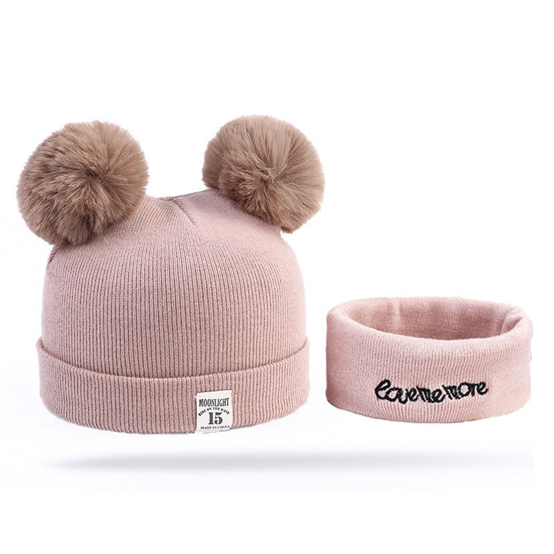 Autumn and winter baby hat