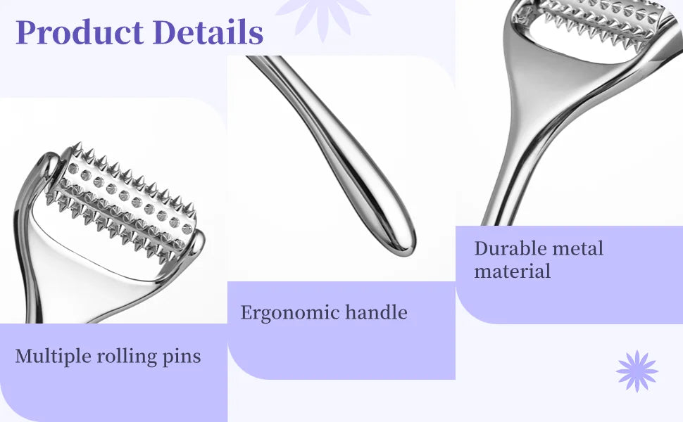 Acupuncture Roller Massager for Face, Neck, and Body