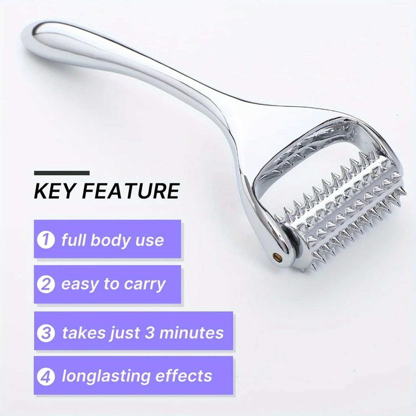 Acupuncture Roller Massager for Face, Neck, and Body
