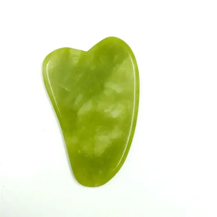 Facial Massage Guasha Board Double Heads Jade Natural Stone Face Lift Body Skin Relaxation Slimming Beauty Neck Thin Lift