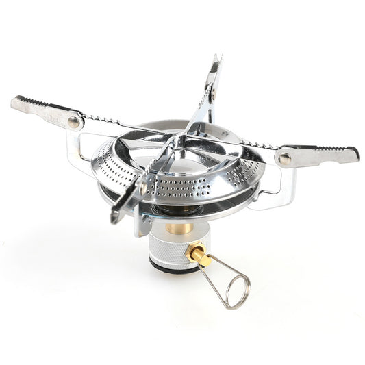 Outdoor camping stove and fuel container