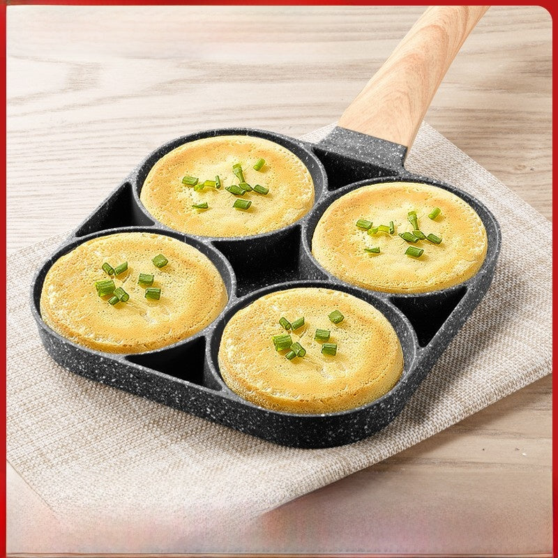 Four-hole breakfast egg burger pot