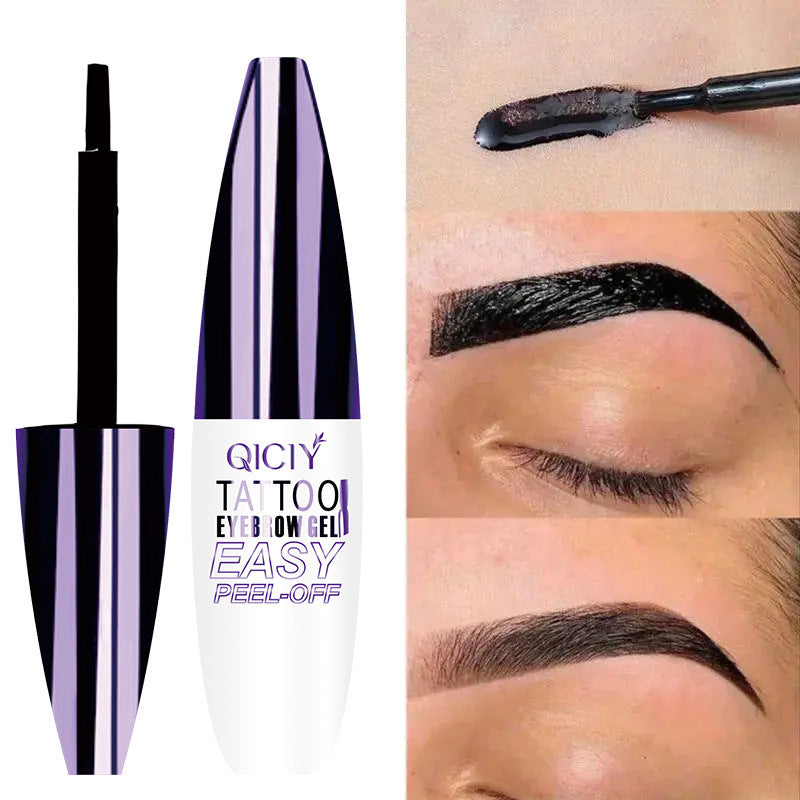 Eyebrow pencil stays on well and doesn't easily come off.