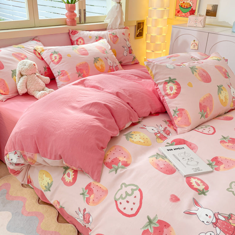 Washed cloud cotton quilt cover, not all-cotton pure cotton sheet