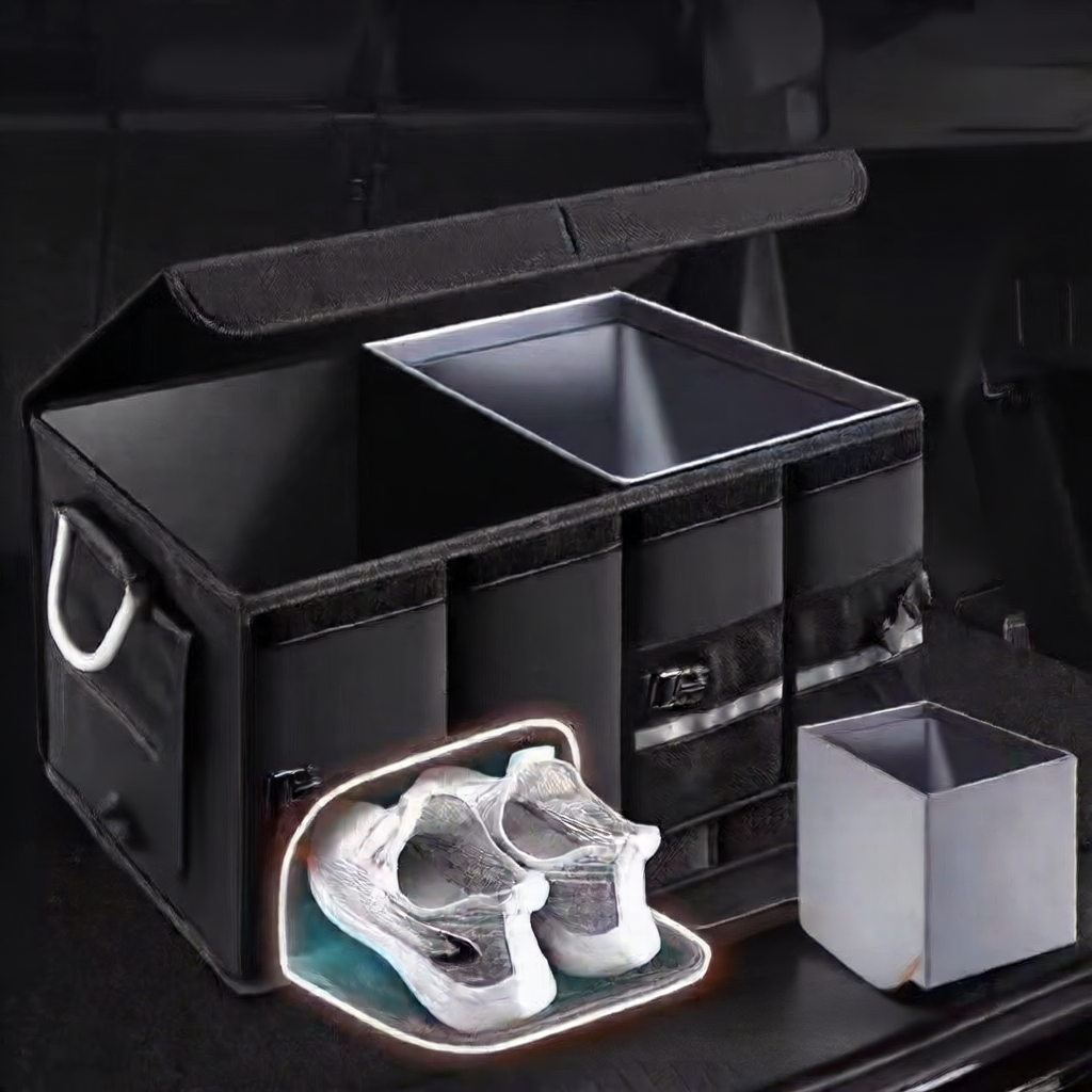 Car trunk storage box