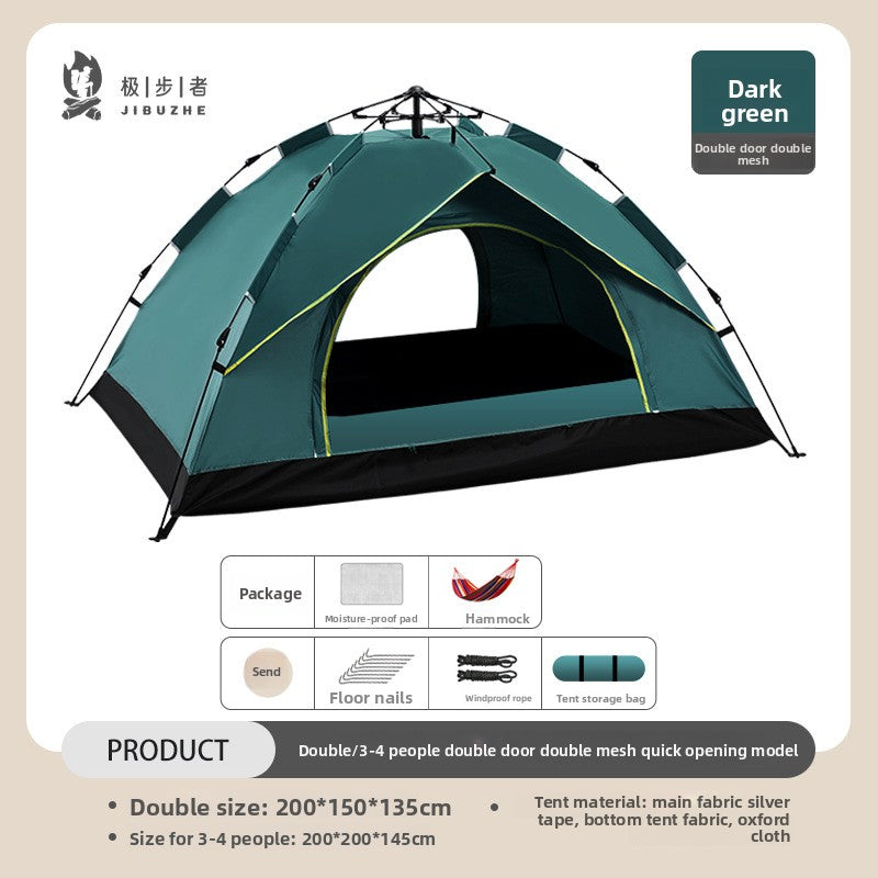 Outdoor Tent Full-automatic Sunscreen Windproof Quick Opening
