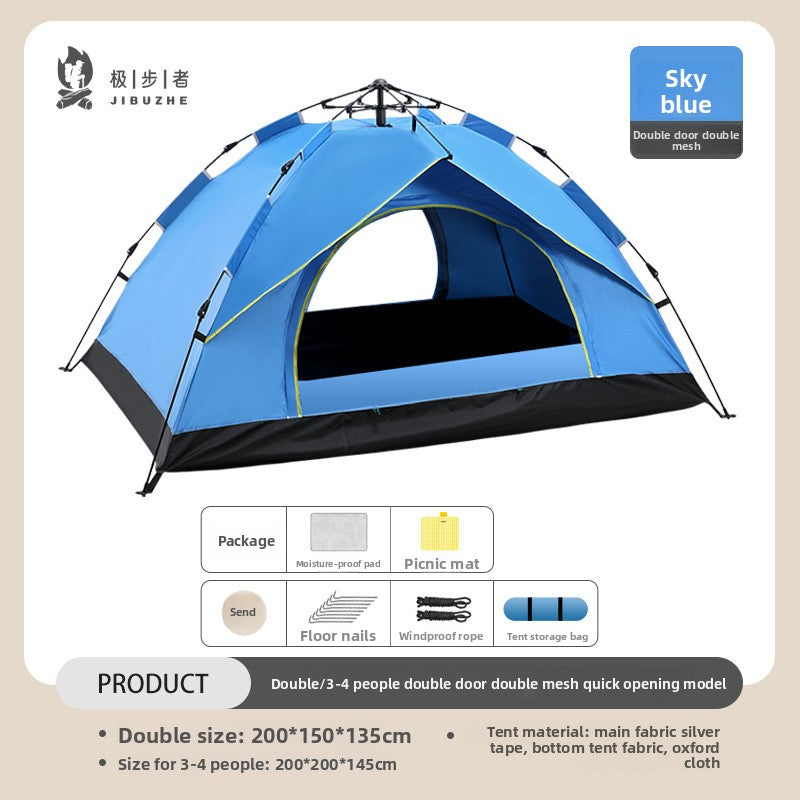 Outdoor Tent Full-automatic Sunscreen Windproof Quick Opening