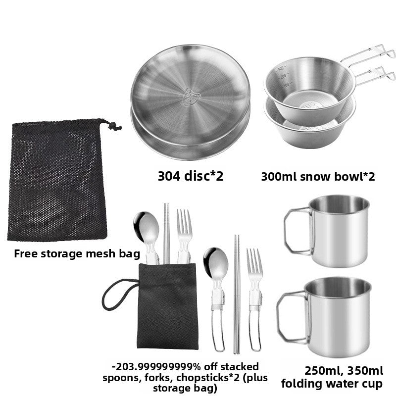 Outdoor Tableware Portable suit