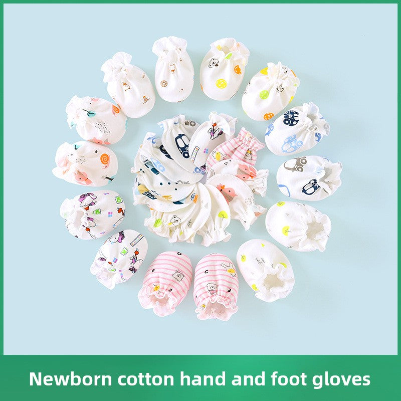 Newborn scratch-resistant gloves