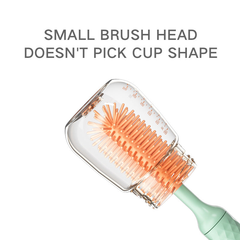 Electric baby bottle brush cleaning brush set