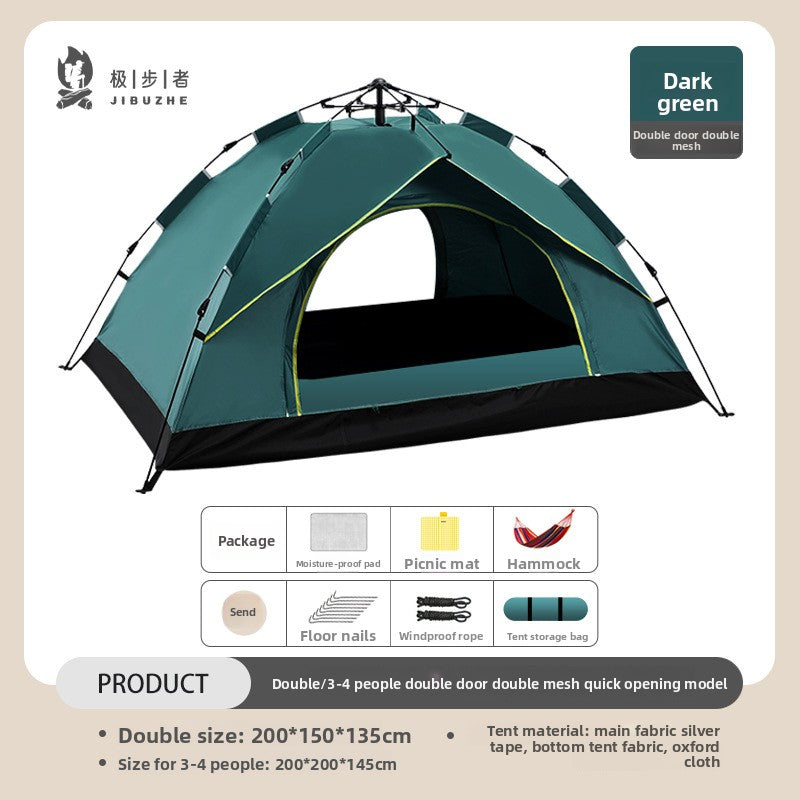Outdoor Tent Full-automatic Sunscreen Windproof Quick Opening