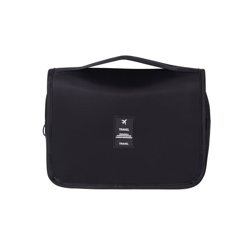Waterproof large-capacity dry-wet separation cosmetic storage bag