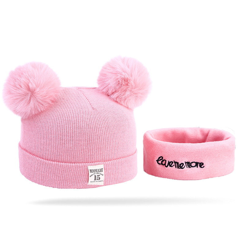 Autumn and winter baby hat
