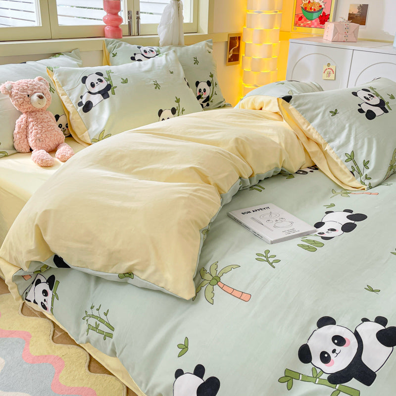 Washed cloud cotton quilt cover, not all-cotton pure cotton sheet