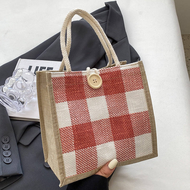 Linen handbag