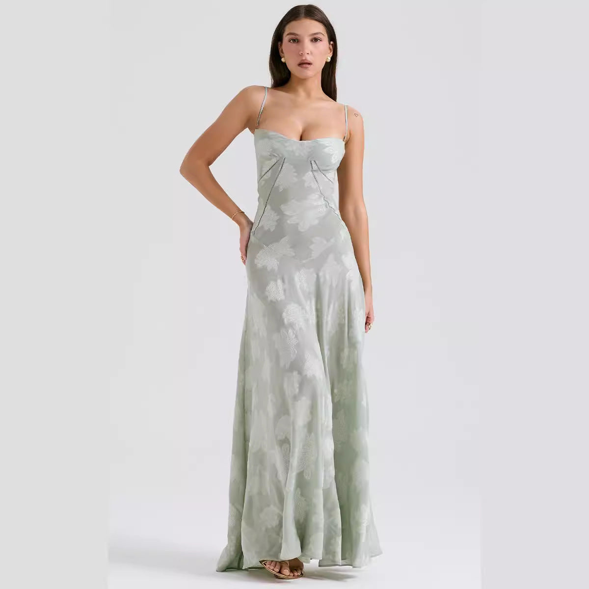 French Style Strap Niche Lace Sling Dress Women's New Fashion Autumn Fairy Skirt Vacation Casual Mid-length