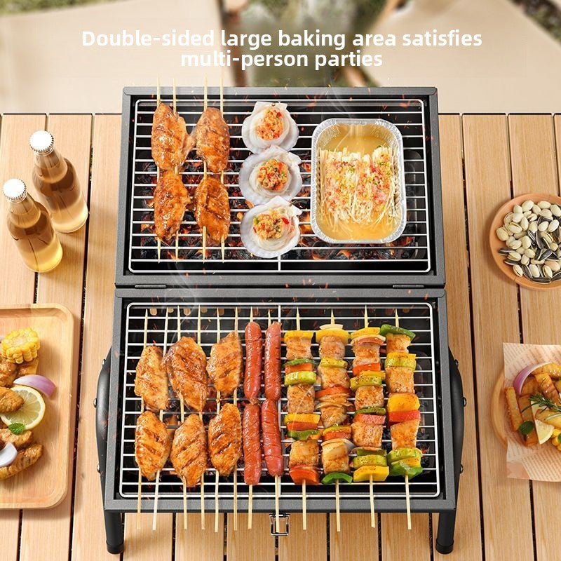 Portable Outdoor Camping Smokeless Barbecue Grill Barbecue Stove