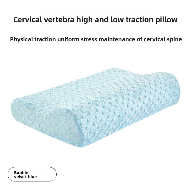 Memory cotton pillow core wave pillow