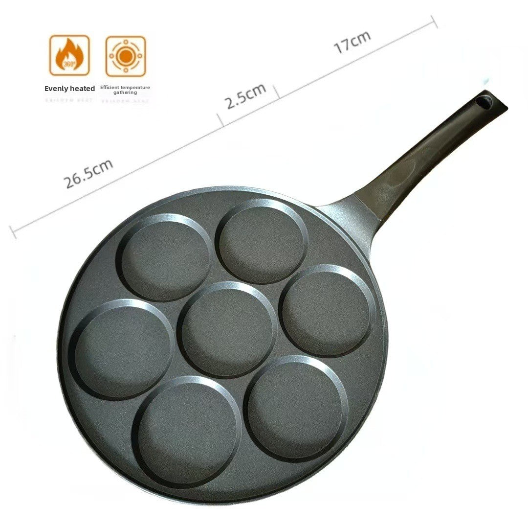 Four-hole breakfast egg burger pot