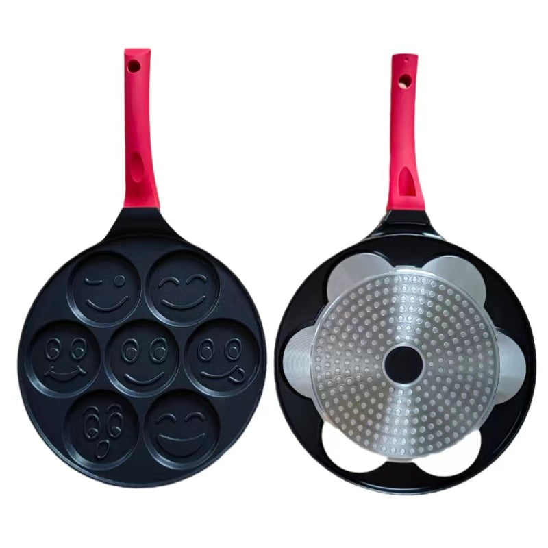 Four-hole breakfast egg burger pot