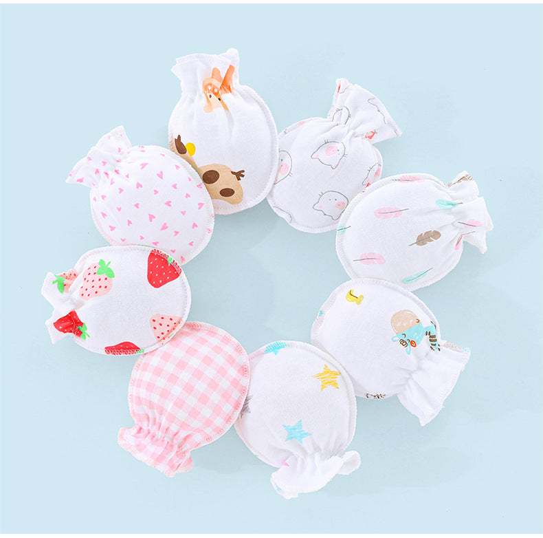 Newborn scratch-resistant gloves