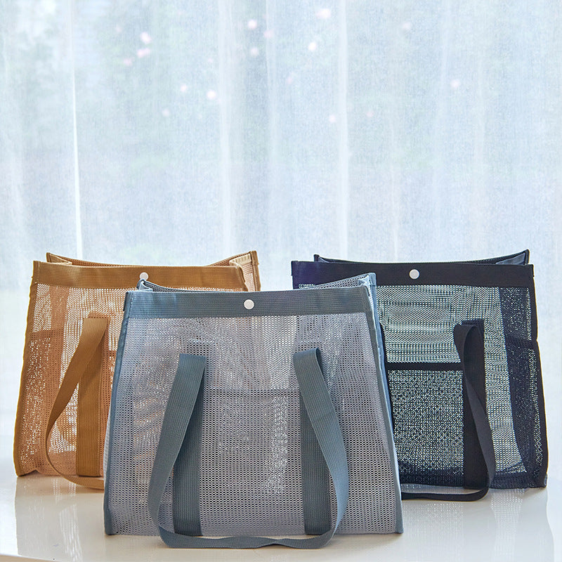 Beach Bag Fashionable Polyester Hollow Fitness Shoulder Bag