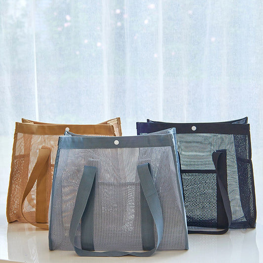 Beach Bag Fashionable Polyester Hollow Fitness Shoulder Bag