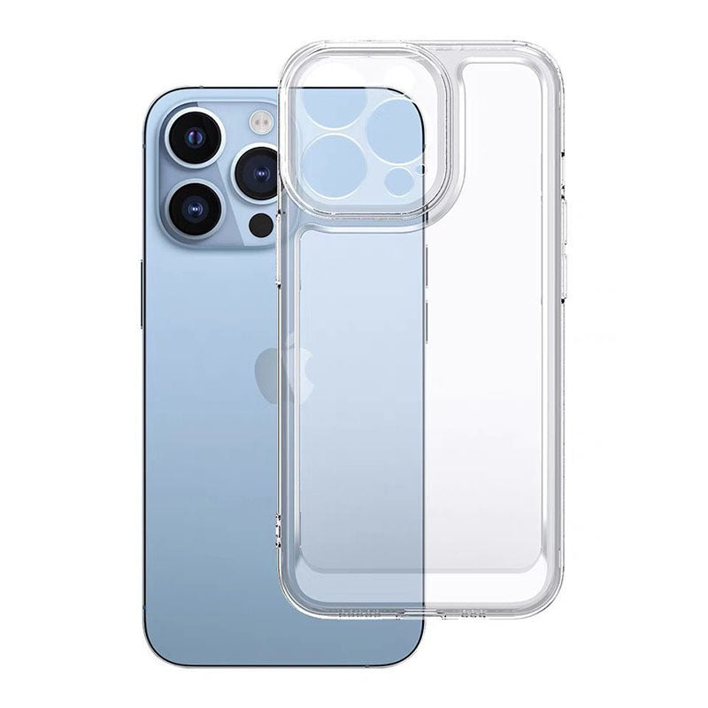 Transparent protective soft case for mobile phone