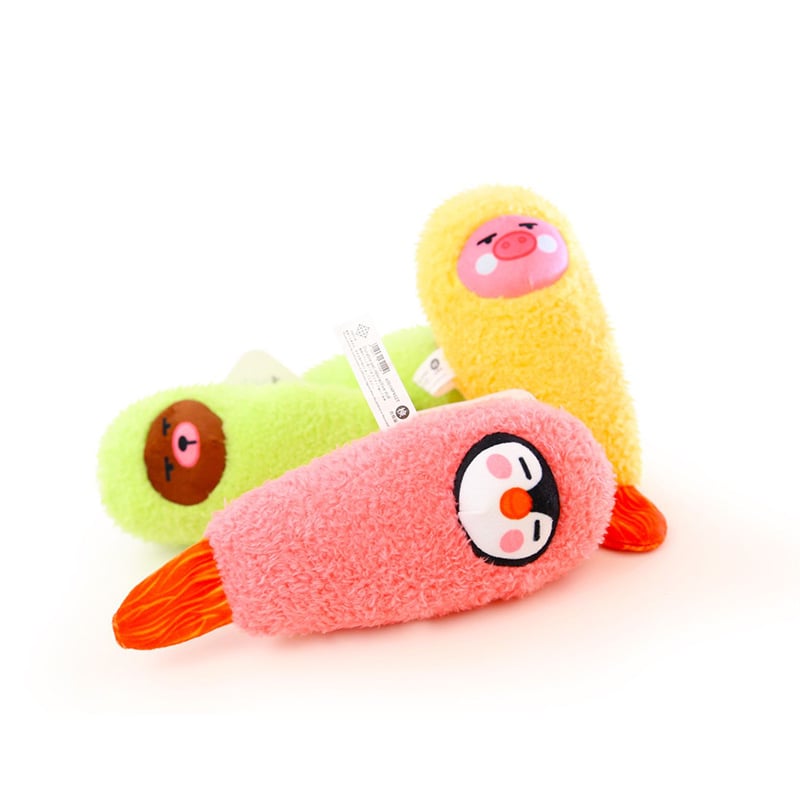 Dog pet toys, shrimp sausages, cheese pizza ice cream cones, training dog toys