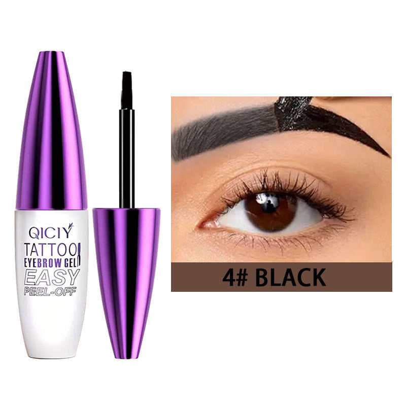 Eyebrow pencil stays on well and doesn't easily come off.