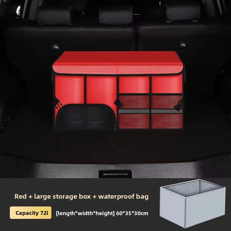 Car trunk storage box