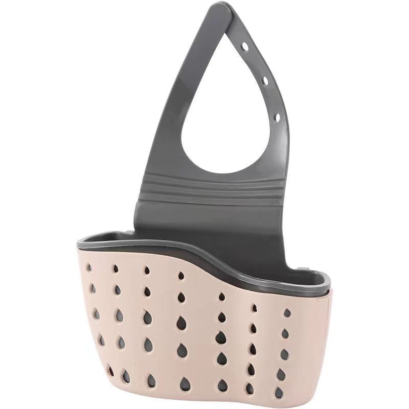 Plastic kitchen sink storage draining basket