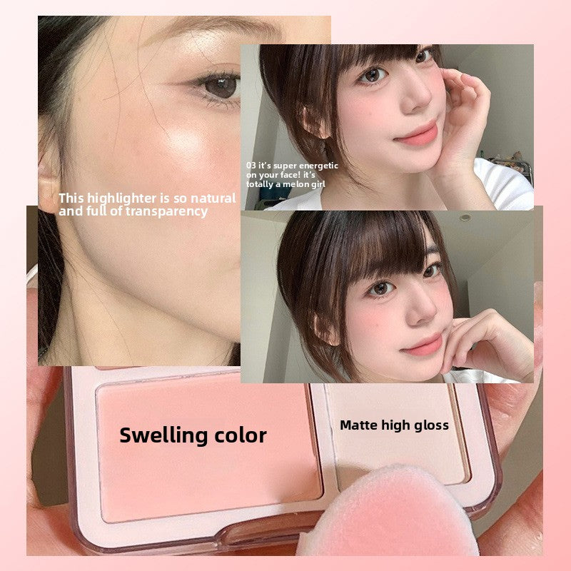 Four-color blush plate