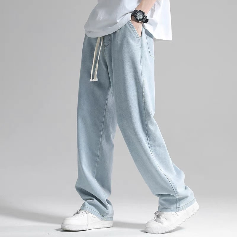 Straight-leg men's jeans